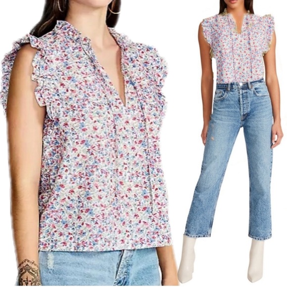 BB Dakota Tops - Womens Valle Flutter Sleeve Printed floral
Top BB Dakota